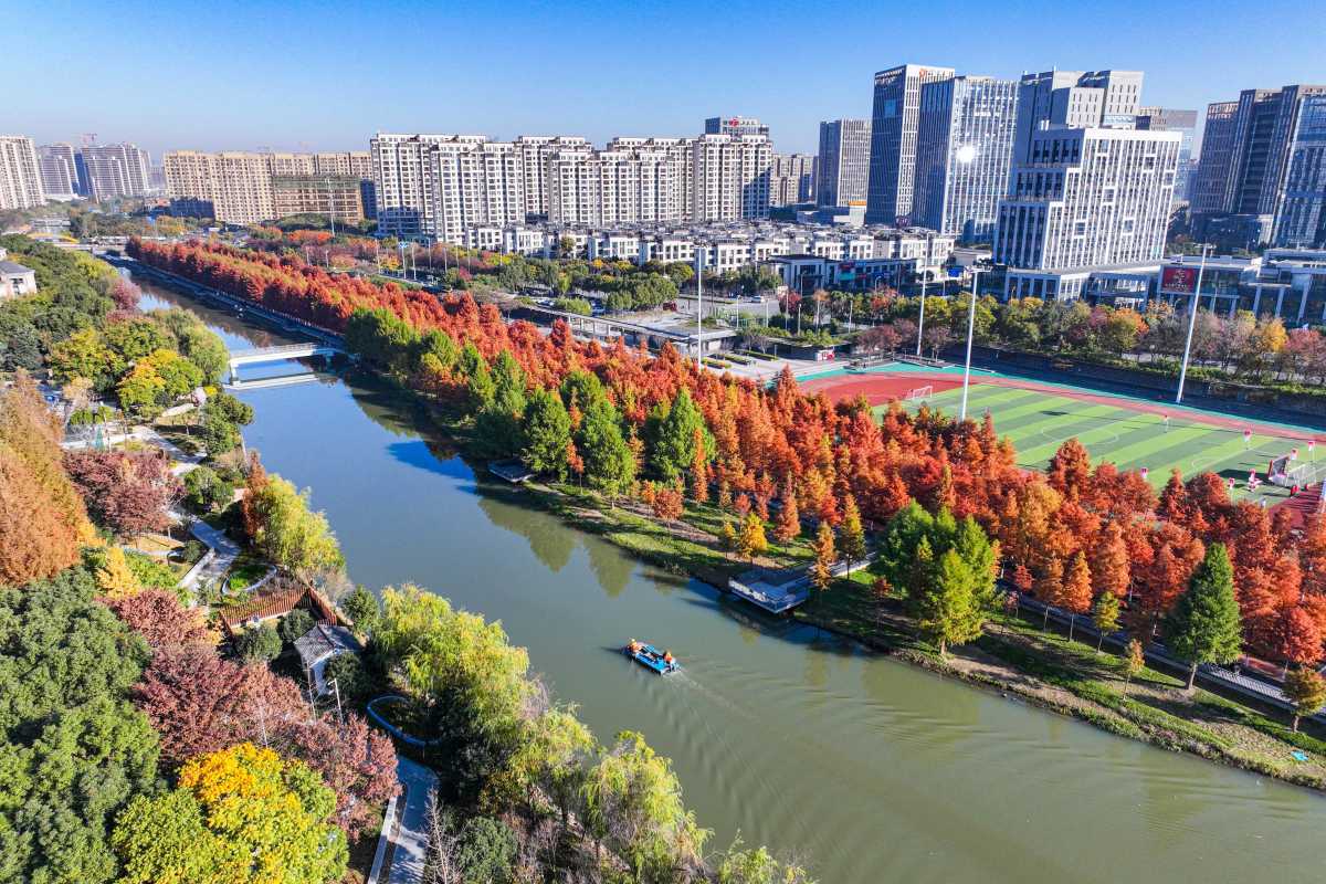 九游app：占地超10萬平方米！鎮(zhèn)海西大河公園亮相(圖2)